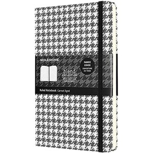 Libreta Ruled Notebook 13x21 Check Pattern