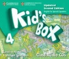 Kid's Box Level 4 Class Audio CDs (4) Updated English for Spanish Speakers