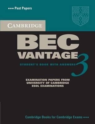 Cambridge BEC Vantage 3 Student's Book with Answers