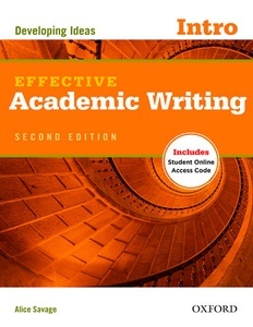 Effective Academic Writing Intro Student's Book with Online Practice