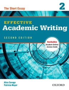 Effective Academic Writing 2 Student's Book with Online Practice