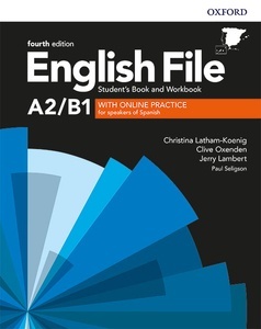 English File Pre Intermediate 4th Edition A2/B1. Student's Book and Workbook with Key Pack