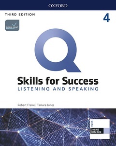 Q: Skills for Success 4 Listening and Speaking Student Book with iQ Online Practice