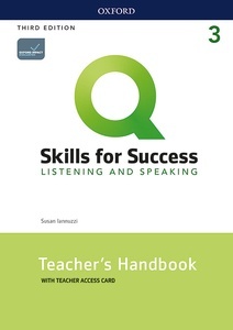 Q: Skills for Success 3 Listening and Speaking Teacher's Handbook with Teacher's Access Card