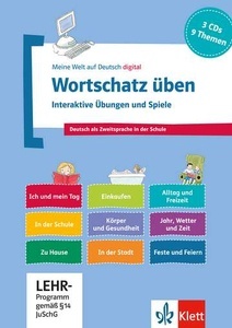 Wortschatz üben: Interaktive Übungen und Spiele, 3 CD-ROMs + Booklet