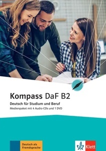 Kompass DaF B2 Medienpaket (4 Audio-CDs + DVD)