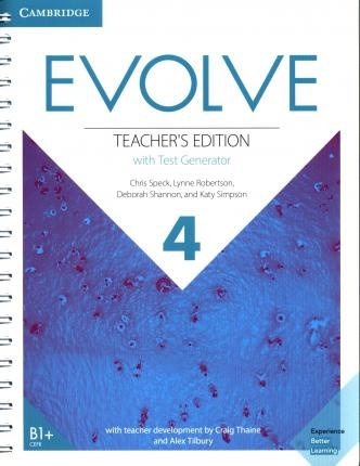 Evolve Level 4 Teacher's Edition with Test Generator