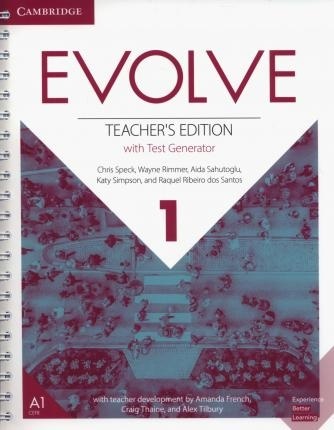 Evolve Level 1 Teacher's Edition with Test Generator