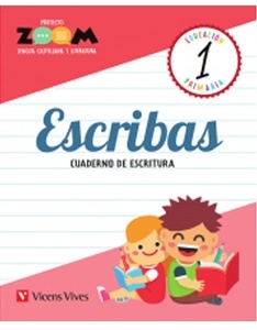 Cuaderno de escritura Escribas 1º EP Zoom