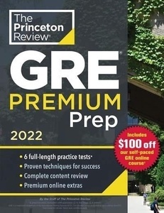 Princeton Review GRE Premium Prep, 2022