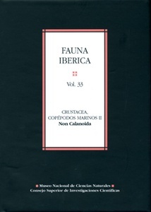 Fauna ibérica. Vol. 33. Crustacea, copépodos marinos II. Non calanoida