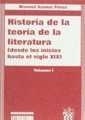 Historia de la teoría de la literatura