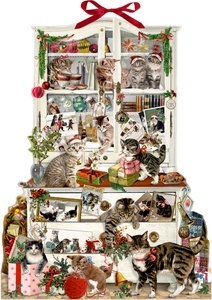 Zettelkalender - Katzen im Advent
