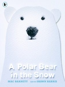 A polar bear in the snow