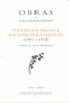 Poemas en prosa, I: Baladas para después (1901-1913)