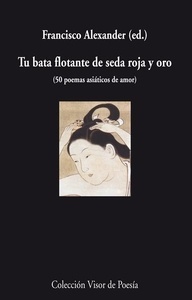 Tu bata flotante de seda roja y oro
