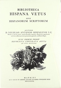 Bibliotheca hispana sive hispanorum