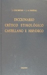 Diccionario crítico etimológico castellano e hispánico  (G-Ma)