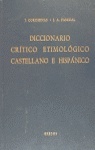 Diccionario crítico etimológico castellano e hispánico  (Ri-X)