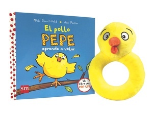 Pack el Pollo Pepe Aprende a volar + sonajero