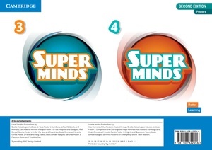 Super Minds Level 3 and 4 Poster Pack British English