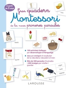 Gran quadern Montessori de les meves primeres paraules