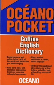 Pocket Collins English Dictionary rust.