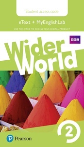 Wider World 2 Students' eBook w/ MEL Students' AC x{0026}amp; Extra Online Homework