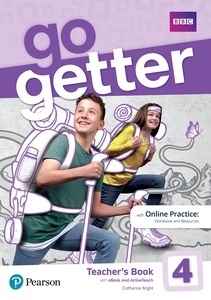 GoGetter 4 Teacher's Book with MyEnglishLab x{0026}amp; Online Extra Homework + DV D-ROM Pack