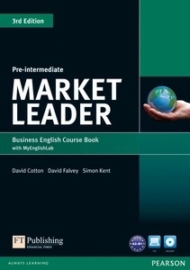 Market Leader 3rd Edition Pre-Intermediate Coursebook with DVD-ROM andMy EnglishLab Student online access code P