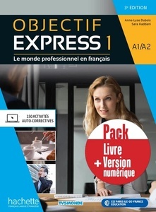 Objectif Express 1 A1/A2 - Livre + version numérique 3e édition