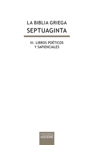 Biblia griega Septuaginta III