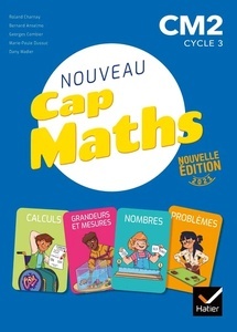 Mathématiques CM2 Cycle 3 Cap Maths - Pack en 3 volumes : Manuel + cahier de géométrie + le dico-maths