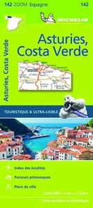 Mapa Zoom Asturias, Costa Verde