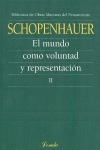 Mundo como voluntad y representación