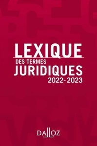 Lexique des termes juridiques