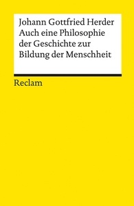 Auch eine Philosophie der Geschichte zur Bildung der Menschheit