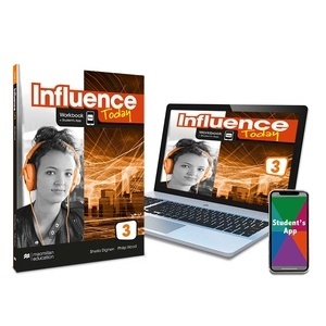 INFLUENCE TODAY 3 Workbook, Competence Evaluation Tracker y Student's App
