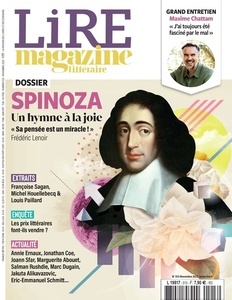 Lire magazine Littéraire n 513 : Spinoza, l'art de la joie - novembre 2022