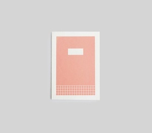 Hanji Book Cabinet A5 Grid Peach