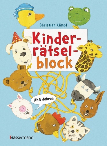 Kinderrätselblock. Ab 5 Jahren.