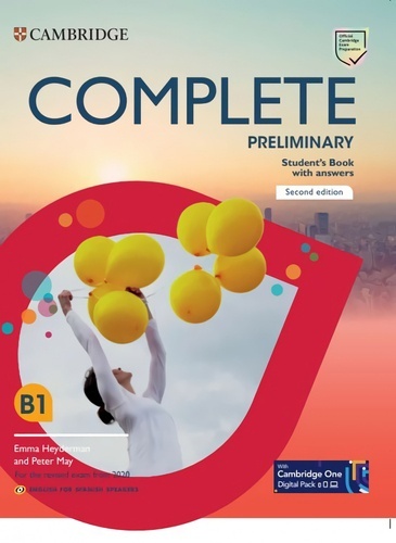Complete Preliminary Second edition English for Spanish Speakers Self-study pack Updated (Student's Book with an