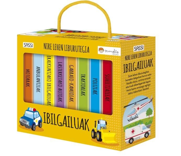 Ibilgailuak. Mi Primera Biblioteca. (Los Vehiculos) Edic. ilustratua (Euskara)