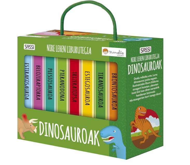 Dinosauroak. Mi Primera Biblioteca. (Los Vehiculos) Edic. ilustratua (Euskara)
