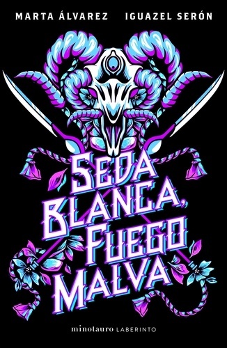 Seda blanca, fuego malva