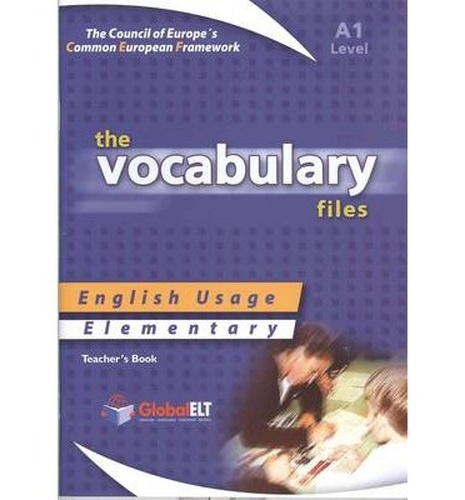 THE VOCABULARY FILES ENGLISH USAGE ELEMENTARY TEACHERS BOOK
