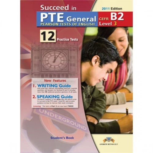 SUCCEED IN PTE GENERAL CEFR B2 LEVEL 3 12 PRACTICE TESTS