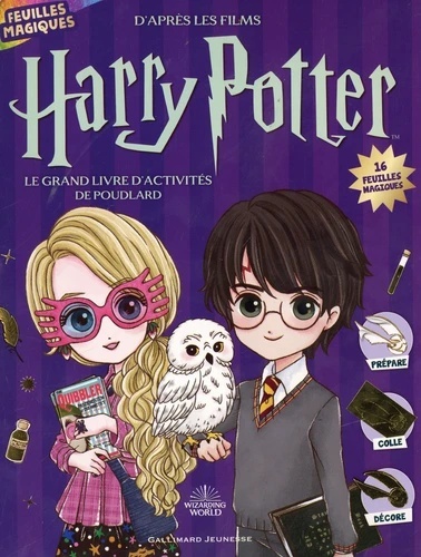 Harry Potter - Le Grand Livre d'activités de Poudlard - Feuilles magiques