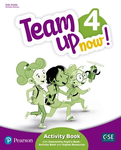 Team Up Now! 4 Activity Book Interactive Pupil's Book-Activity Bookand Digital Resources Access Code