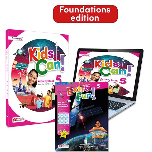 KIDS CAN!  Foundations 5 Activity Book, ExtraFun x{0026}amp; Pupil's App: con acceso a la versión digital